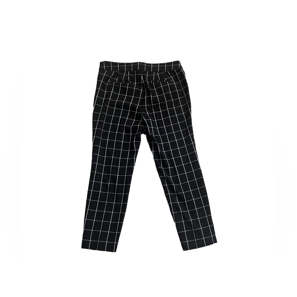 Bi-Stretch Pull-On Pant in Window Pane Plaid Pant - Picture 5 of 6